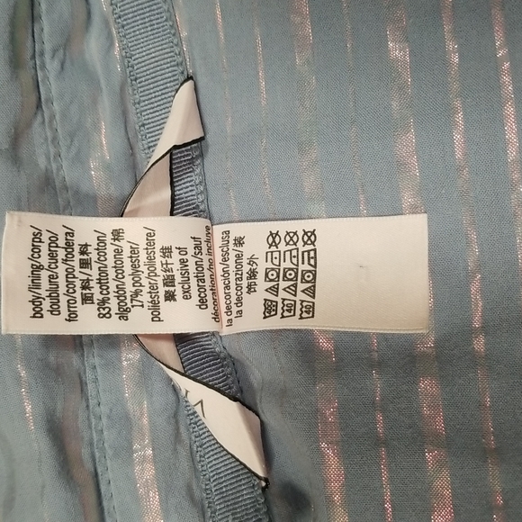 (XS) Victoria's Secret Metallic Long Sleeve Business Casual Lightweight Office - Picture 4 of 9